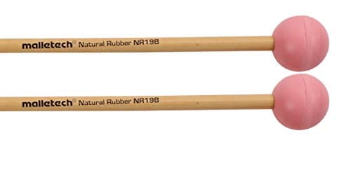 Malletech Natural Rubber Pink Hard Rattan (Pair)