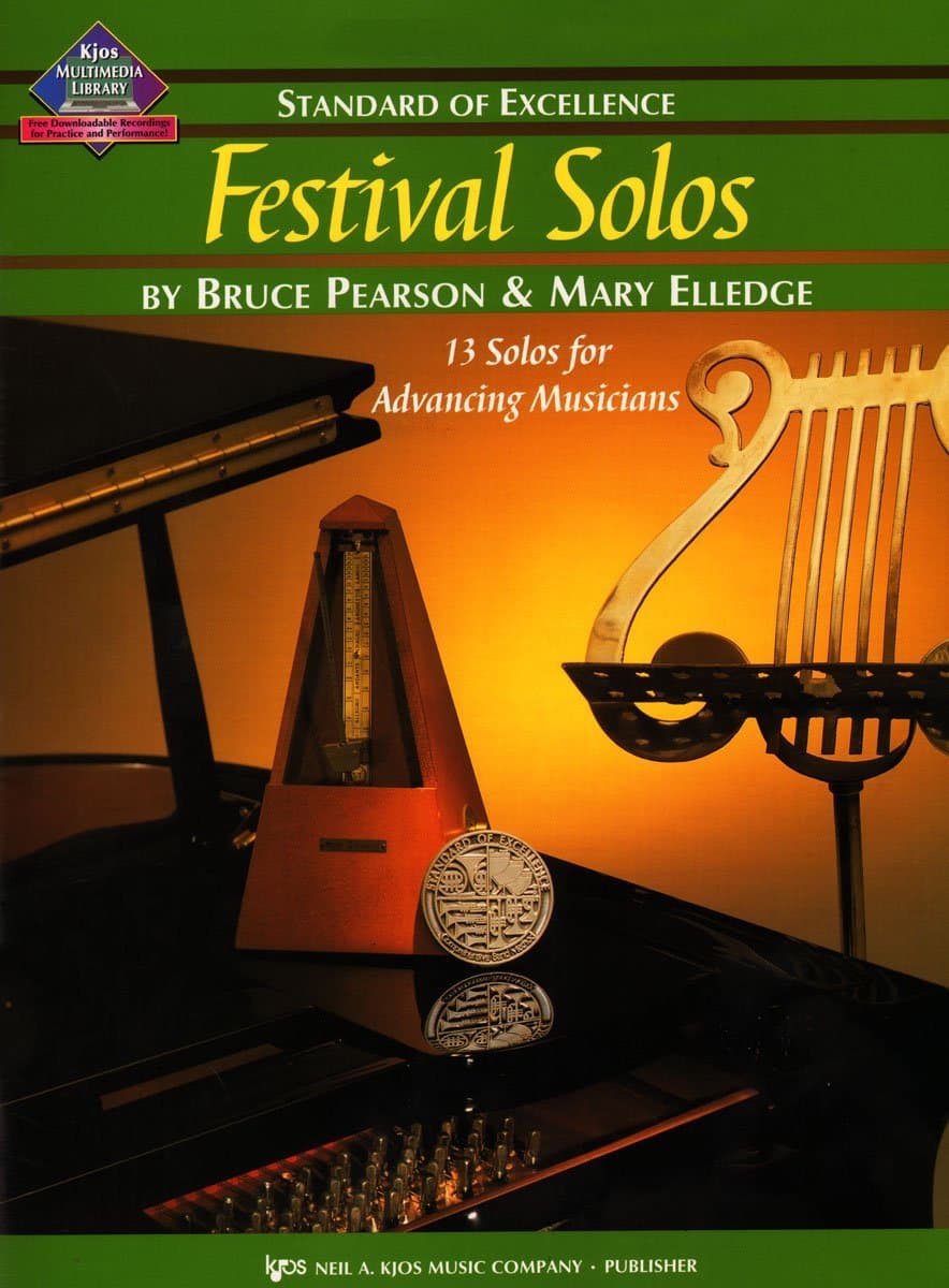 KJOS Standard of Excellence: Festival Solos Book 3 - Percussion